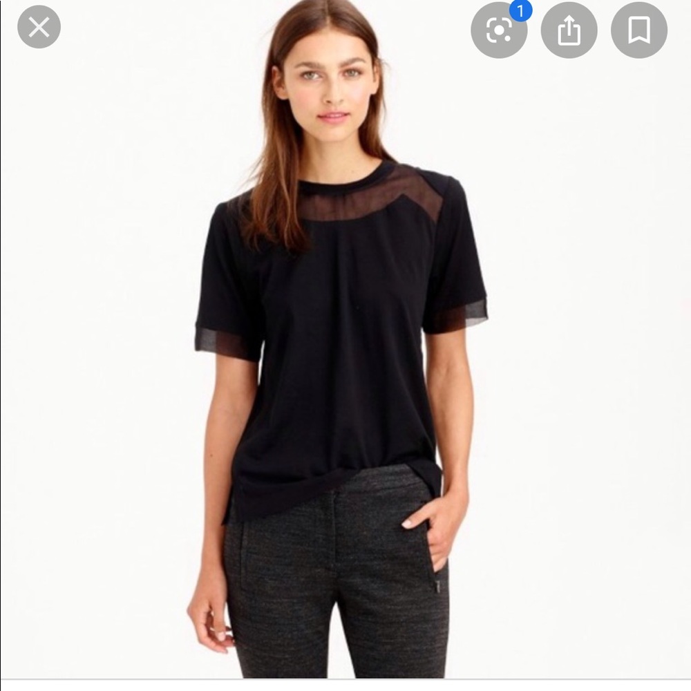 J.crew black classic top❤️🌺🎁💖